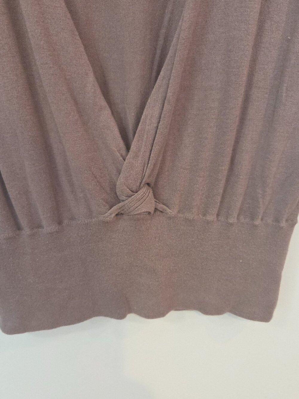 Sleeveless Twist Front Yoga Tank Cotton Modal Ribbed Waist